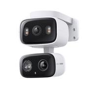 TP Link Tapo C246D - Telecamera di sicurezza a doppia lente per interni ed esterni, 2 K, 3 MP