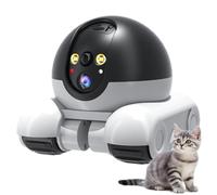 Telecamera di sicurezza per animali domestici con scheda SD da 32 G, video HD 1080p, conversazione bidirezionale, monitoraggio automatico, controllo tramite app, ideale per animali domestici e anziani