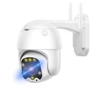 Telecamera di sicurezza PTZ esterna da 5MP 4G AI Rilevazione umana H.265 SIM Card IP CCTV senza fili Rilevamento del movimento(4mm,WIFI Add 128G)