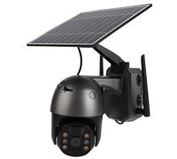 Telecamera di Sicurezza Solare per Esterni, Telecamera Smart WiFi 1080P HD, Visione Notturna, Conversazione Bidirezionale, Rilevamento Movimento PIR, Archiviazione SD/Cloud,
