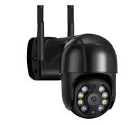 Telecamera di sicurezza, Telecamera IP 8MP 4K Telecamera for rilevamento umano da 5MP Ai Telecamera esterna PTZ con zoom digitale 1080P 5X Telecamera CCTV con tracciamento Ai da 3MP(8MP Add 128G Card)