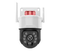 Telecamera di Sicurezza, Telecamera IP di sorveglianza audio 5MP Zoom ottico 50X Rilevamento umano PTZ CCTV 200M Visione notturna Sicurezza Cam Tuya Vita intelligente(5MP Add 128G Card)