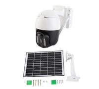 Telecamera di sicurezza wireless 4MP HD, telecamera wifi esterno, rotazione 360°, impermeabile IP67, sensore PIR, comunicazione bidirezionale, 4G, supporto memoria 128GB