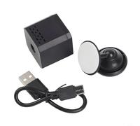 Telecamera di sicurezza wireless con punto di accesso locale, non richiede Internet per la visione notturna, avvisi di movimento, base magnetica, cubo compatto per applicazioni domestiche e ufficio