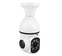 Telecamera di Sicurezza Wireless, Telecamera Interna WiFi per la Casa, Telecamera con Lampadina Wi-Fi Remota per Telefono, Monitor da Soffitto per Interni con Visione Notturna a