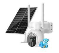 Telecamera di sicurezza Xega 4G LTE con SIM Card 2K Super HD telecamera di sicurezza Wireless ad energia solare sensore di movimento PIR visione notturna