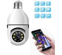 TELECAMERA DI SORVEGLIANZA A LAMPADINA 360 WIRELESS CONTROLLO REMOTO TRAMITE APP