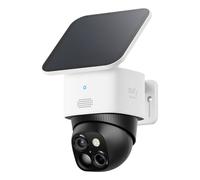 eufy Security SoloCam S340 3K telecamera pannello solare, telecamera wi-fi esterno senza fili, sorveglianza a 360°, Wi-Fi a 2,4 GHz, nessun costo mensile, compatibile con HomeBase 3