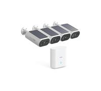 TELECAMERA DI SORVEGLIANZA AOSU Smart Security SolarCam P1 SE Kit 4 cam 2K notte a colori audio 2 vie rilevamento persone, Wi-Fi dual band 2,4 GHz e 5 GHz, Funzione visione notturna, Sistema di alimen