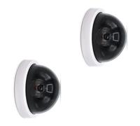 Telecamera di sorveglianza falsa alimentata a batteria Aspetto realistico LED lampeggiante luce per la prevenzione dei furti di sicurezza esterna finta telecamera di sicurezza ABS