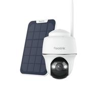 Telecamera di sorveglianza IP Reolink 2K PTZ a batteria solare WLAN Telecamera da esterno Argus PT Pro con pannello solare, WiFi a 2,4/5GHz, rilevamento persone/veicoli, sensore PIR, audio a 2 vie