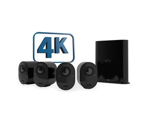 Telecamera di sorveglianza per esterni Arlo Ultra 2, confezione da 4 nero - Nouvo