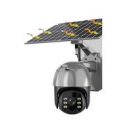 Telecamera di Sorveglianza, Telecamera solare HD 4MP esterna 4G PTZ Cloud Storage PIR Motion Detection Batteria CCTV di sorveglianza notturna for visione