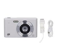 Telecamera digitale 48MP 1080p HD 16x Zoom Anti Shake Camera compatta con 11 filtri Rilevamento a tempo fotografico Registrazione video per la fotografia di viaggio per bambini (Bianco)
