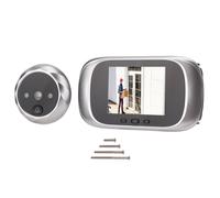 Telecamera digitale per porta con schermo LCD, spioncino elettronico con visione notturna a infrarossi e ampio angolo di visuale per una maggiore
