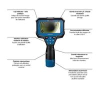 Telecamera di ispezione Bosch Professional GIC 12V-4-23 C, A Batteries-0601241500