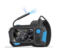 Telecamera d'ispezione Telecamera for endoscopio industriale con rotazione automatica a 360 ° Schermo IPS da 4,5 '' Doppia lente Periscopio di ispezione dello sterzo a 360 gradi 9 LED 32 GB(5m,16MM Ri