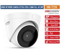 Hikvision HWI-T221H Hiwatch series telecamera dome IP hd 1080p 2Mpx 2.8mm h.265+