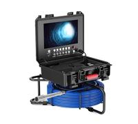 Telecamera Drenaggio DVR Contatore Di Distanza Telecamera For Ispezione Tubi Fognari Con (localizzatore 512HZ) Endoscopio Industriale For Scarico HD 23MM Da 9 Pollici(50m,17MM)