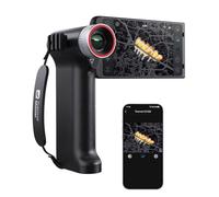 Telecamera DV2 per Birdwatching con 5 Pollici Rotabile HD Touchscreen | Monoculare termico risoluzione X³ 512 x 384 per l'osservazione all'aperto, con raggio di rilevamento di 250 m, zoom 8x