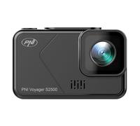 Telecamera DVR per auto PNI Voyager S2500 WiFi, 4K UHD, schermo da 2 pollici, registrazione ciclica, monitoraggio parcheggio, rilevamento del movimento, registrazione video e audio, alimentazione 12V/