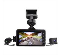Telecamera DVR per moto con doppia registrazione video in loop anteriore e posteriore, impermeabile, per la guida in moto