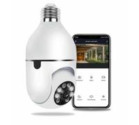 TELECAMERA E27 IP LAMPADINA DA INTERNO 360 GRADI WIRELESS WI-FI E27 PTZ