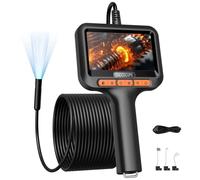 Telecamera endoscopica 1080p con touchscreen da 4,3 pollici, trasmettitore a 512 Hz e contatore di distanza, impermeabile IP67 per l'ispezio