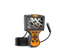 Telecamera endoscopica, 5 pollici IPS. Camera di ispezione Single & Dual Lens Lcd. Endoscope 3x Zoom. IP67. Fotocamera BoresCope impermeabile con 8 regolabili PORTATO(10m,8mm Dual lens)