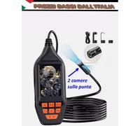 Telecamera Endoscopica 5mt Monitor Sonda 4.3 Pollici 2 camere in punta impermiab