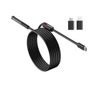 Telecamera Endoscopica A Lente Singola/doppia IP67 Periscopio Impermeabile For Ispezione Condutture Filo Duro Tipo-C For Rilevamento Riparazioni Auto Di Tubi(Singe 1Meter)