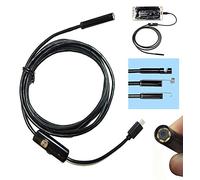 TELECAMERA ENDOSCOPICA CON LUCE CAVO SONDA FLESSIBILE USB ANDROID ISPEZIONE 3,5M