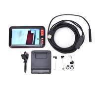 Telecamera endoscopica con luce, risoluzione HD 1080P, telecamera endoscopica portatile per diagnostica automobilistica, telecamera flessibile per