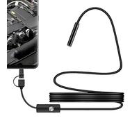 Telecamera Endoscopica con Luce | Telecamera Fognature Impermeabile IP67 - Endoscopio Portatile con Cavo da 3.5 m per Telefono e Riparazioni Auto