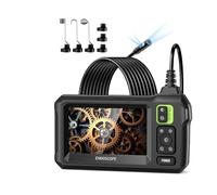 Telecamera endoscopica da 4,3 pollici, schermo 1080P HD, telecamera industriale IP67, impermeabile, for ispezione di tubi automobili, con 8 LED, obiettivo mm(1m,Dual Lens)