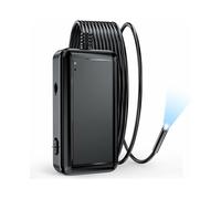 Telecamera endoscopica da 5,5 mm di diametro, telecamera di ispezione wireless alimentata a batteria con luci LED regolabili, cabina a serpe