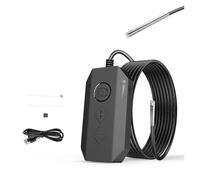 Telecamera endoscopica, Endoscopio wireless Dual Lens 1080P Camera for ambito con 4x zoom Cavo semirigo-rigido impermeabile(3.5m,3.9mm single lens)