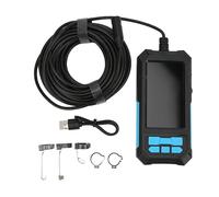 Telecamera endoscopica impermeabile IP68 con luceSchermo IPS da 4,5 polliciDoppia lenteTelecamera di ispezione HD 1080PLuci LED regolabili per