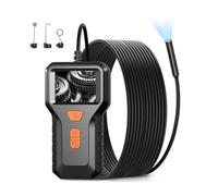 TELECAMERA ENDOSCOPICA ISPEZIONE CAVO 5MT IMMAGINE 1080P BATTERIA 2600MAH 8 LED