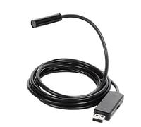 Telecamera Endoscopica Luce Led Cavo Sonda Flessibile USB 5 Metri Ispezione