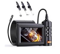 Telecamera endoscopica, Periscopio for ispezione auto 1080P con schermo IPS da 4,3" for endoscopio industriale 8 luci a LED(20m)