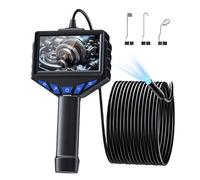 Telecamera Endoscopica,Strumento con Schermo IPS e Lente Impermeabile con 8 LED - Telecamera a Sonda Boroscopica - Per Meccanica Industriale Tubi Fognature Scarichi Motore HVAC Elettrici Pareti