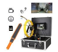 Telecamera Endoscopica, Videocamera for ispezione del tubo fognario della fognatura con contatore metro 2Hz ISPEZIONE DEL LOCCATORE PIBUTO ISPEZIONE DEL PIBO BORESCOPE CON MONITOR 7 pollici DVR 22mm I