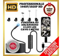 Telecamera Endoscopio Smartphone 1920P HD Professionale ispezione videoispezione