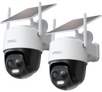 Telecamera Esterna 2K con Pannello Solare 360°PTZ WiFi Batteria 5000mAh
