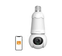 TELECAMERA ESTERNA IMOU IPC-S6DP-5M0WEB-E27 5 MP, Visione Notturna, audio 2 vie, Rilevamento Movimento, Wi-Fi IEEE 802.11 b/g/n 2,4 GHz, Funzione visione notturna
