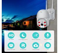 TELECAMERA ESTERNA PTZ ZOOM 1080P IP WIFI MOTORIZZATA ONVIF P2P IP66