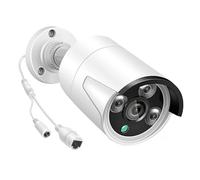 Telecamera esterna, Sistemi Di Telecamere CCTV, Kit NVR H.265+ 8CH 4.0MP POE Rilevamento Volti IP Da MPVideo Sorveglianza Sicurezza Esterna P2P IR,Sicurezza domestica(5 megapixels)