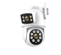 Telecamera esterna, Telecamera Wi-Fi Esterna Con Doppio Obiettivo E Schermo, Di Videosorveglianza For La Casa,Sicurezza domestica
