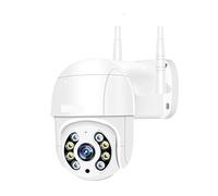 Telecamera Esterno 8MP/4K Telecamera esterna Zoom digitale 4X Telecamere IP PTZ Ai Rilevamento umano Sicurezza domestica Smart Home Security-Protezione(8MP NO SD Card)